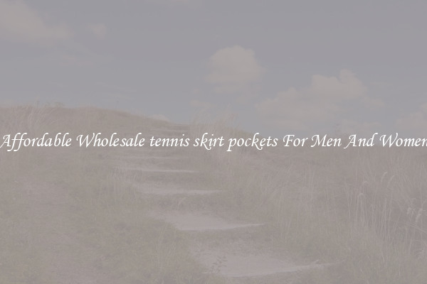 Affordable Wholesale tennis skirt pockets For Men And Women