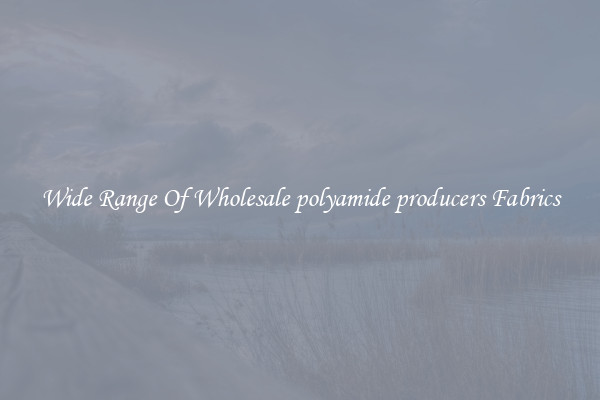 Wide Range Of Wholesale polyamide producers Fabrics