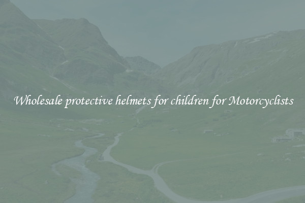 Wholesale protective helmets for children for Motorcyclists