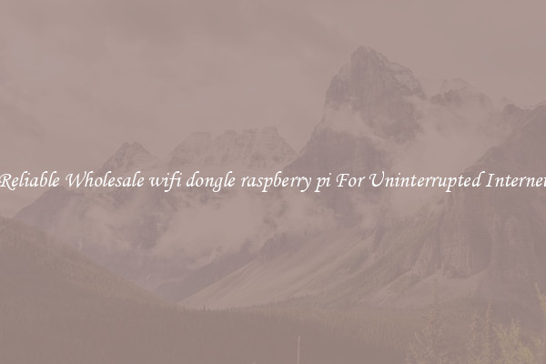 Reliable Wholesale wifi dongle raspberry pi For Uninterrupted Internet