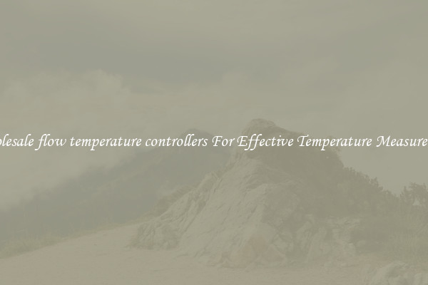 Wholesale flow temperature controllers For Effective Temperature Measurement