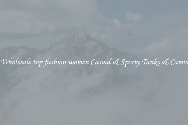 Wholesale top fashion women Casual & Sporty Tanks & Camis