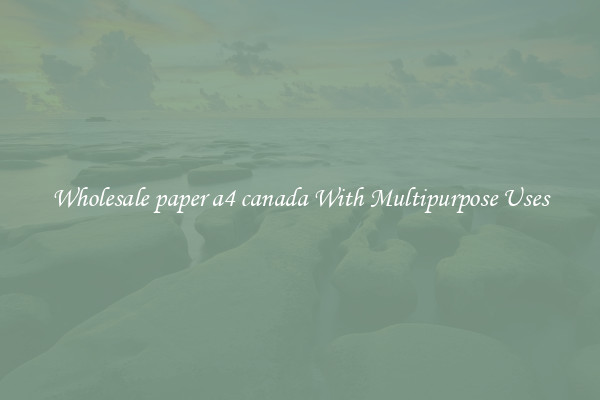 Wholesale paper a4 canada With Multipurpose Uses